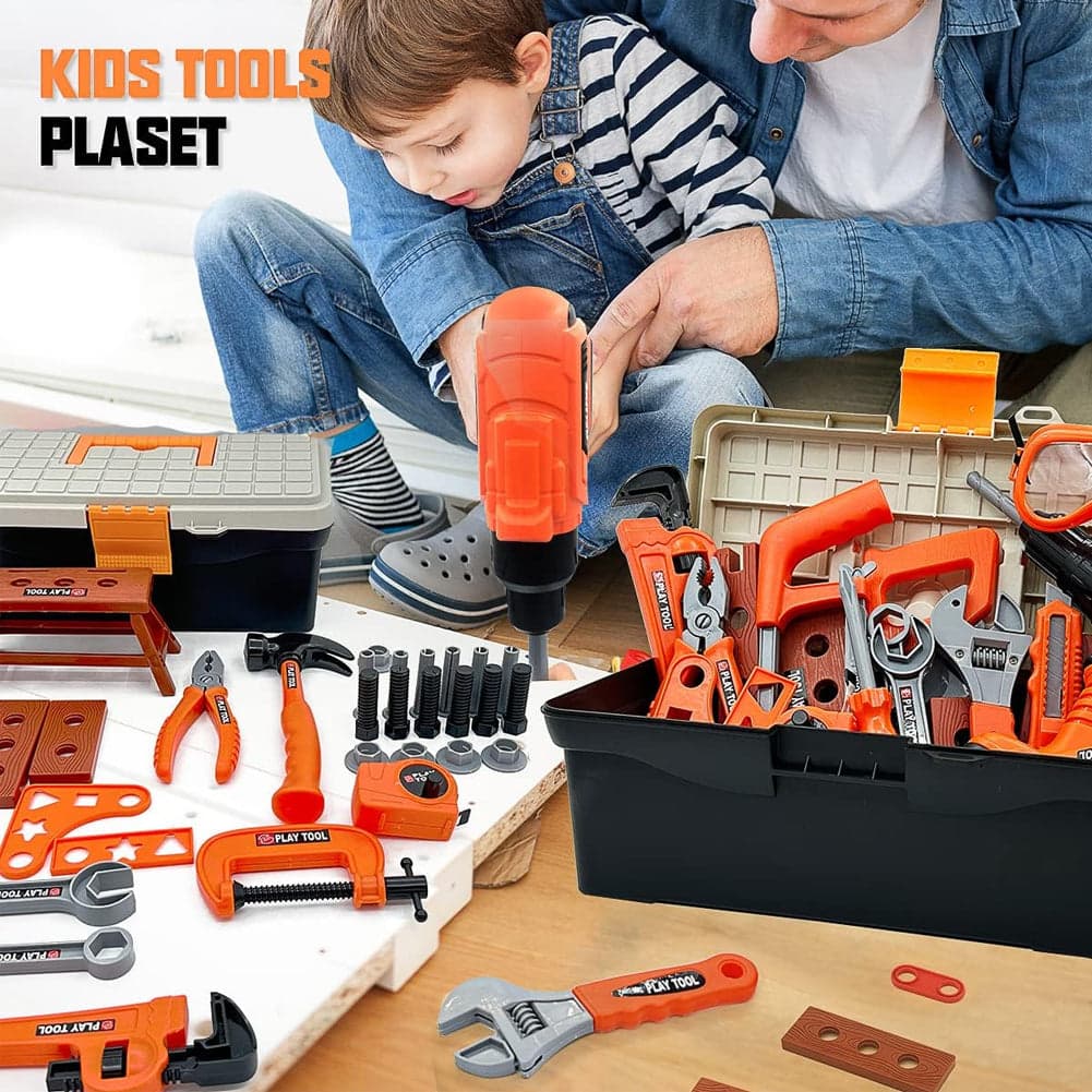 Cassetta 36 Attrezzi per Bambini con Trapano Elettrico Giocattolo Idea Regalo in Attrezzi da lavoro Esplodia - Napoli, commercioVirtuoso.it