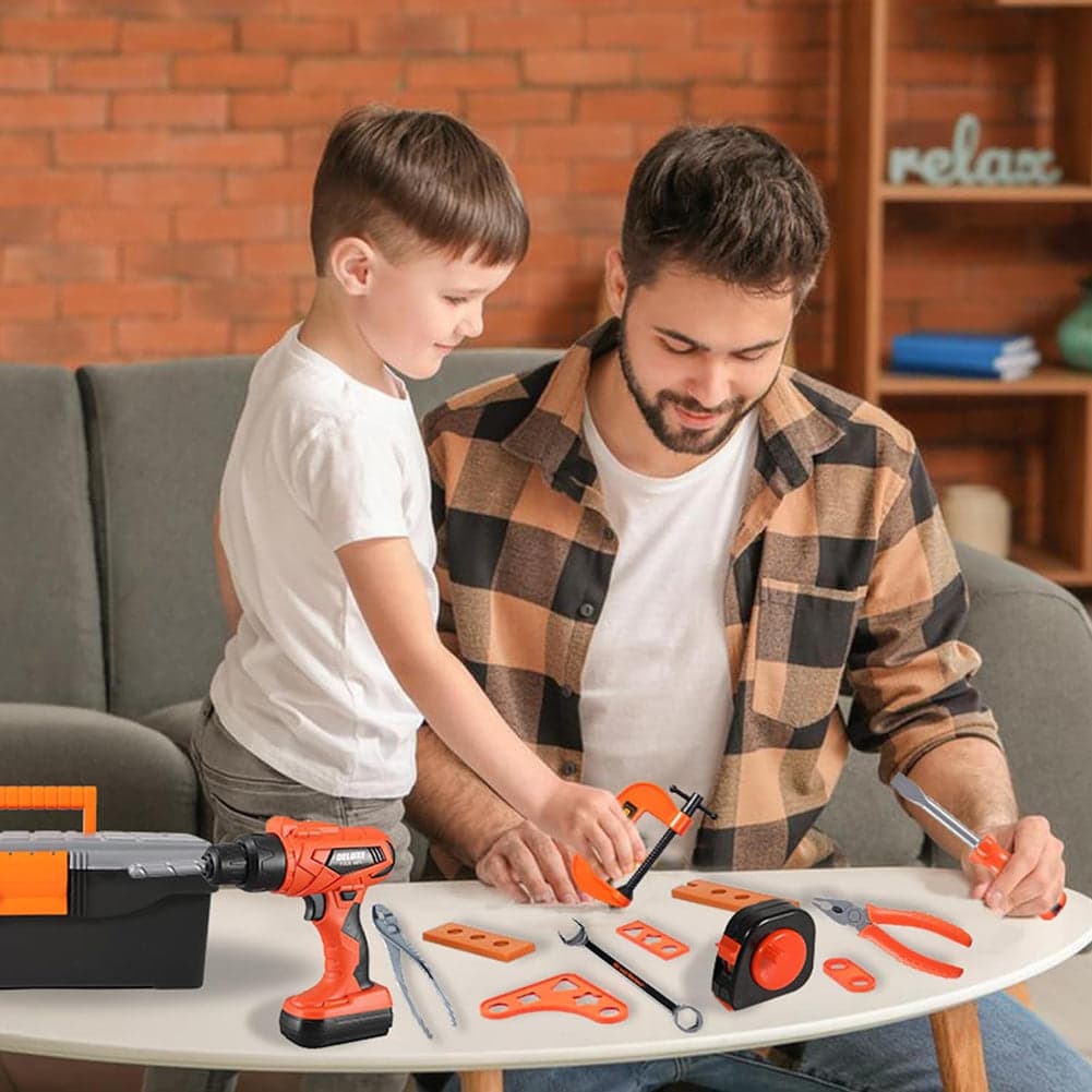 Cassetta 36 Attrezzi per Bambini con Trapano Elettrico Giocattolo Idea Regalo in Attrezzi da lavoro Esplodia - Napoli, commercioVirtuoso.it