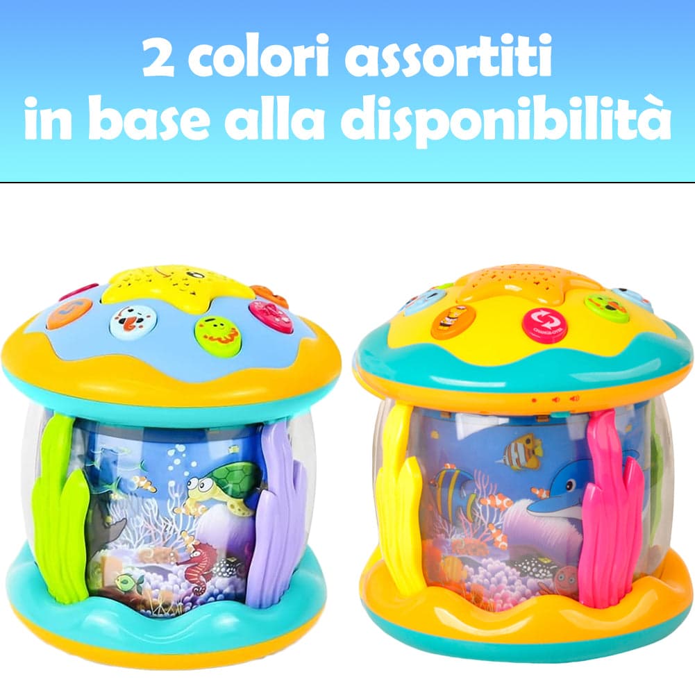 Ocean Paradise Giocattolo Rotante con Led Bambini 2 Colori Assortiti Idea Regalo in Trottole Esplodia - Napoli, commercioVirtuoso.it