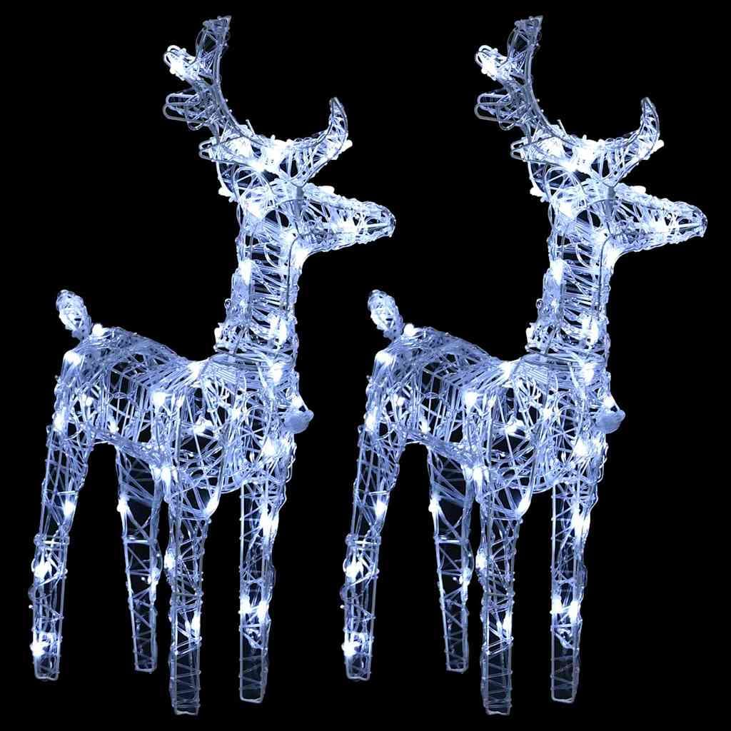 Renne di Natale 2 pz Acrilico 80 LED Bianco Freddo con USB per Esterni in Oggettistica Esplodia - Napoli, commercioVirtuoso.it
