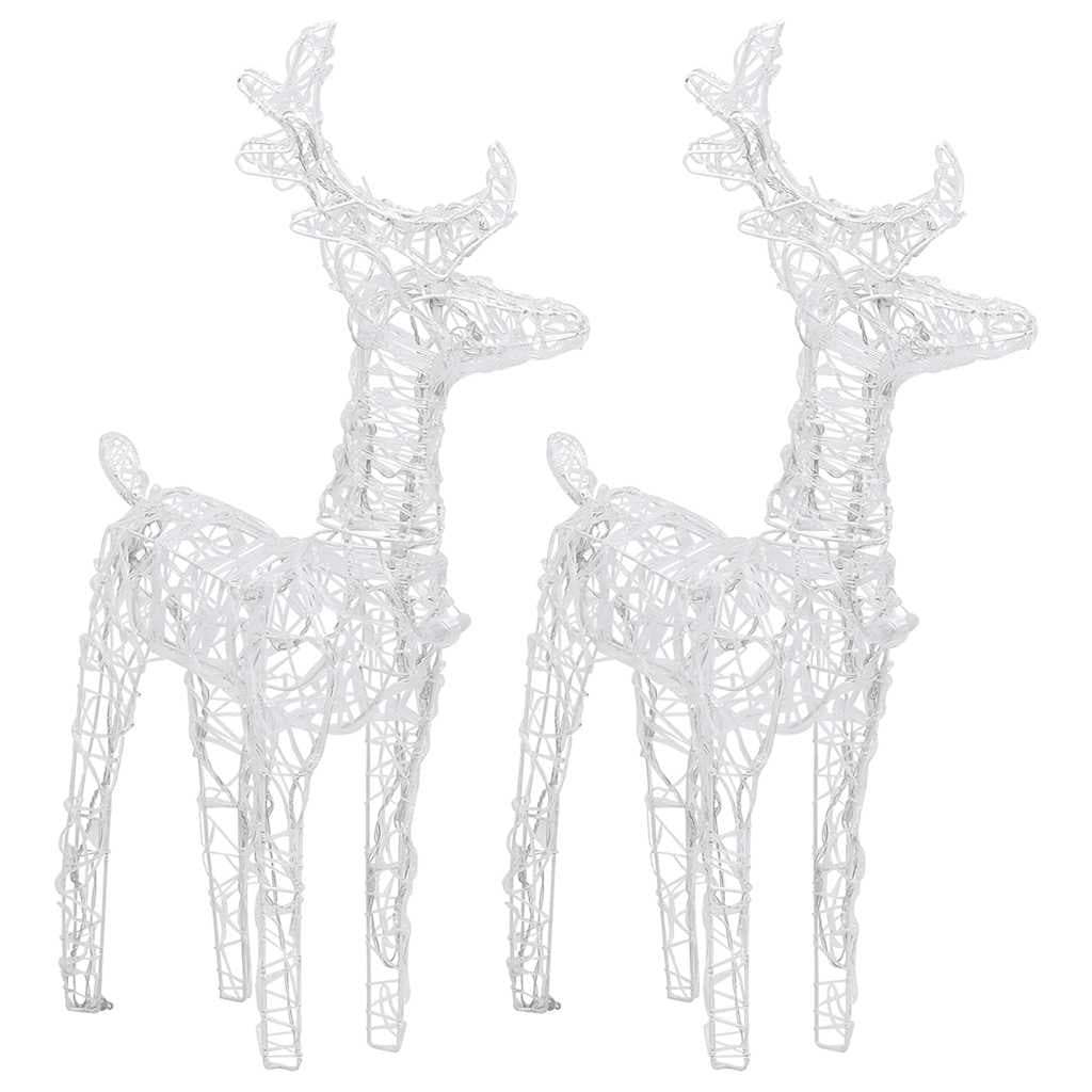 Renne di Natale 2 pz Acrilico 80 LED Bianco Freddo con USB per Esterni in Oggettistica Esplodia - Napoli, commercioVirtuoso.it