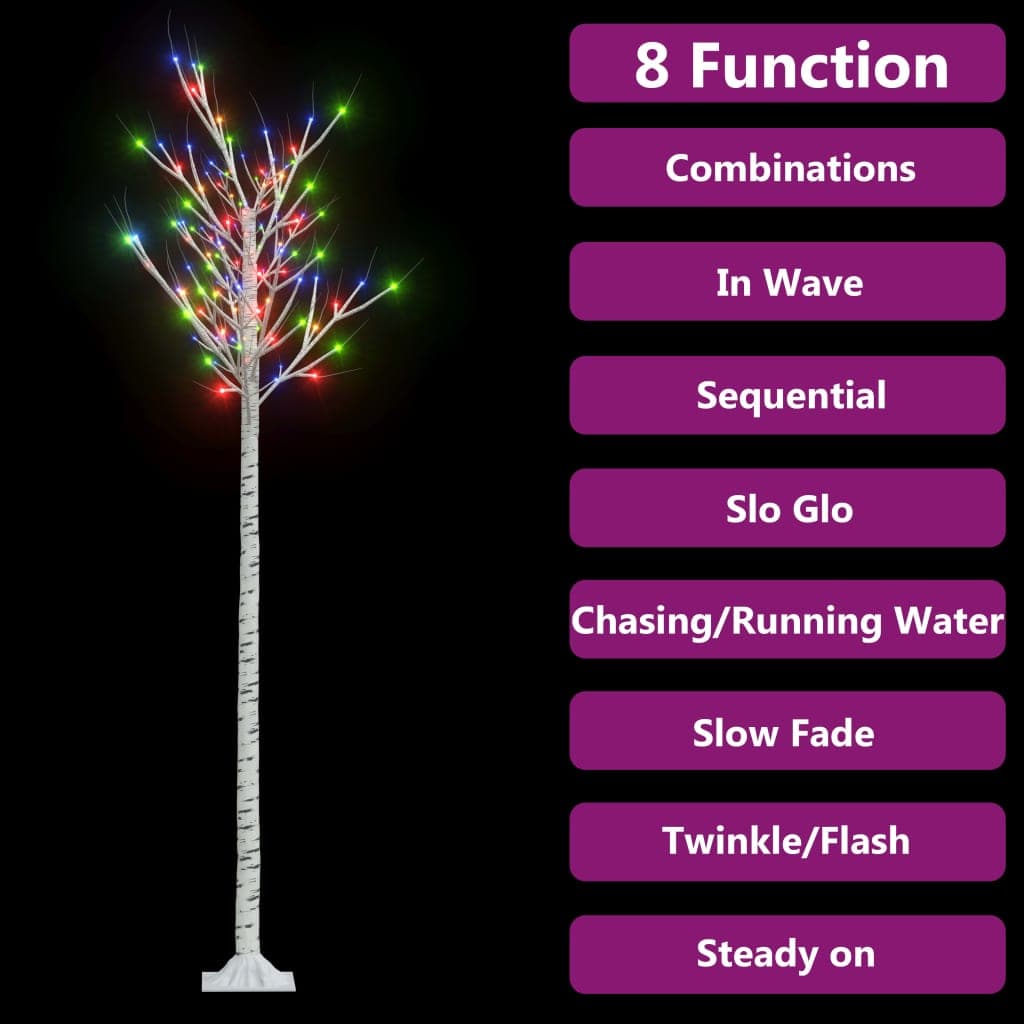 Albero di Natale Salice 220 cm con 200 LED Multicolore per Interno ed Esterno in Alberi di natale artificiali Esplodia - Napoli, commercioVirtuoso.it