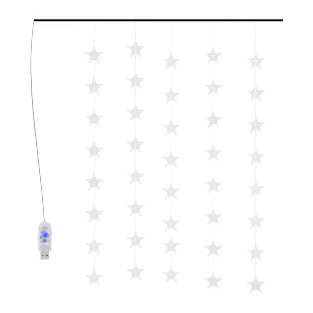 Luci Fatate a Stella 200 LED Blu 8 Funzioni con USB per Interni e Esterni in Catene luminose Esplodia - Napoli, commercioVirtuoso.it