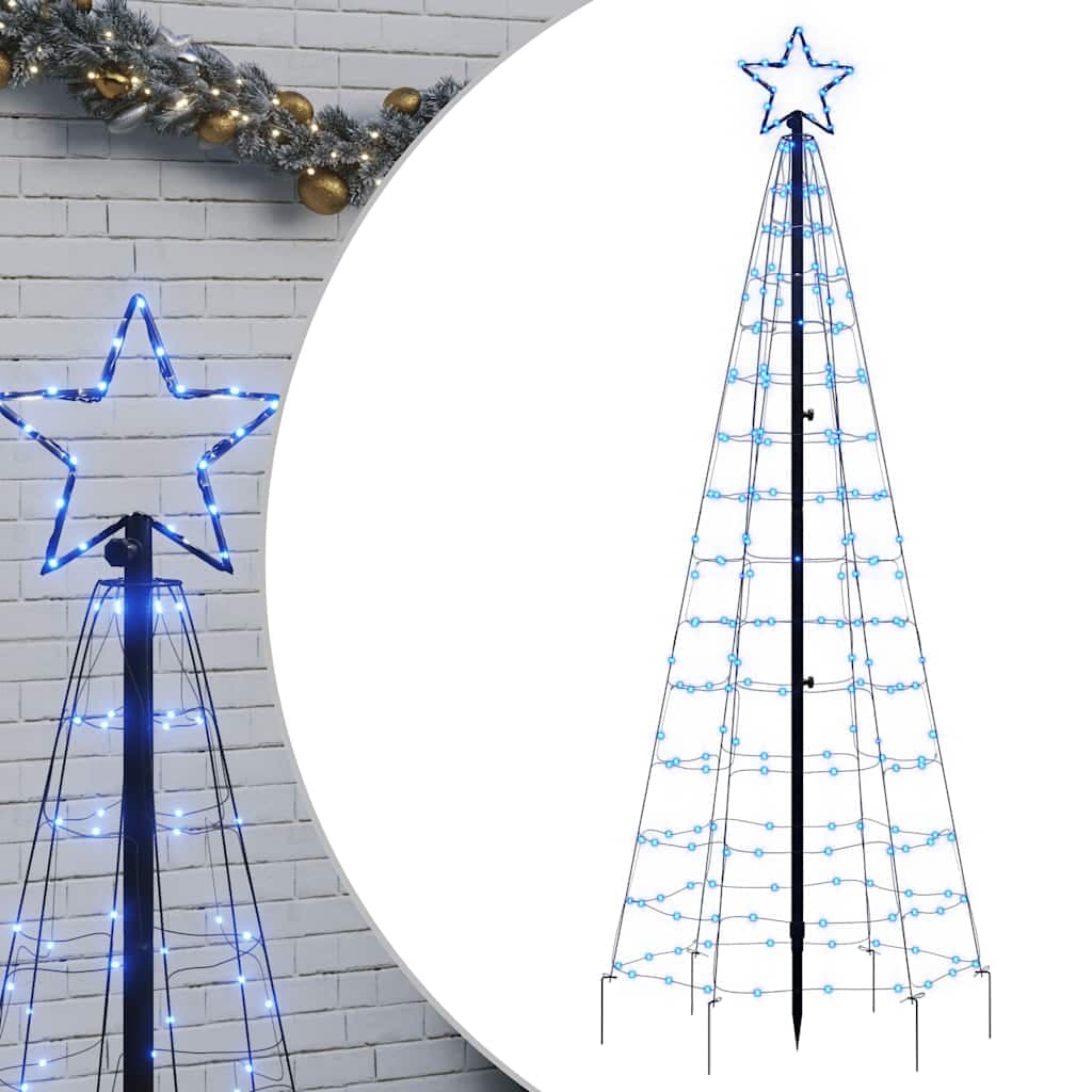 Albero di Natale a LED con Punte 220 LED Blu 180 cm in Alberi di natale artificiali Esplodia - Napoli, commercioVirtuoso.it