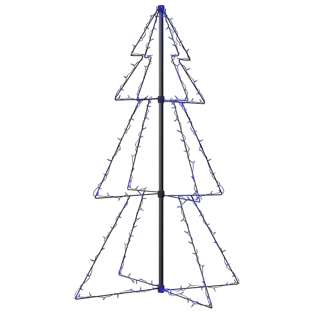 Albero di Natale a Cono 160 LED per Interni Esterni 78x120 cm in Alberi di natale artificiali Esplodia - Napoli, commercioVirtuoso.it