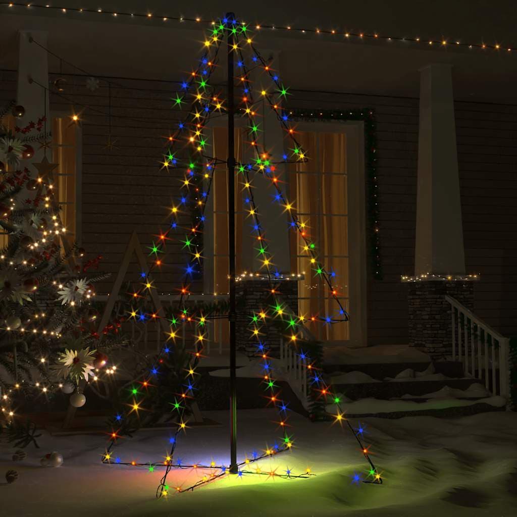 Albero di Natale a Cono Luminoso 200 Led per Interno Esterno H. 150cm Diam. 98cm in Alberi di natale artificiali Esplodia - Napoli, commercioVirtuoso.it