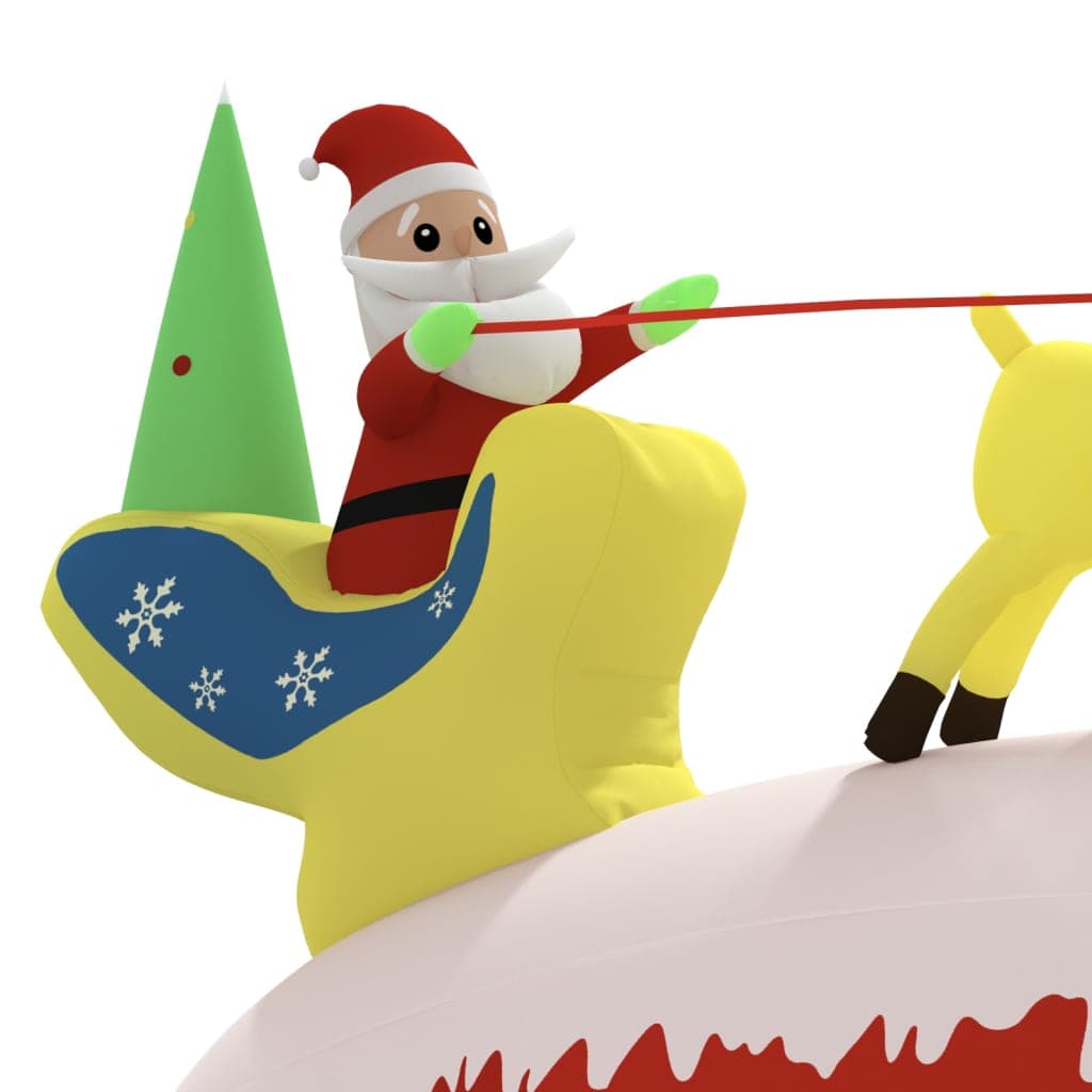 Gonfiabile Babbo Natale e Renne LED 145 cm per Esterni Decorazione Natalizia in Oggettistica Esplodia - Napoli, commercioVirtuoso.it