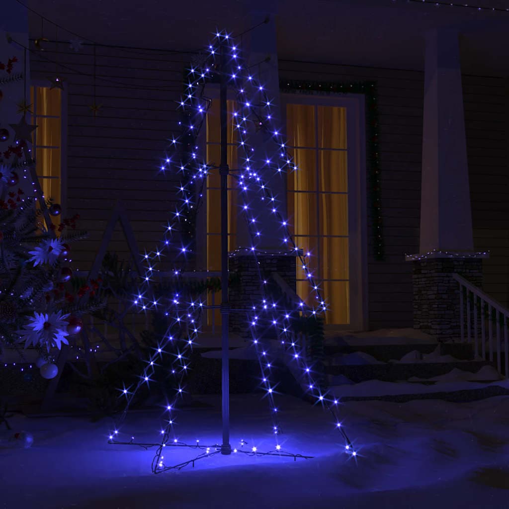 Albero di Natale a Cono 160 LED per Interni Esterni 78x120 cm in Alberi di natale artificiali Esplodia - Napoli, commercioVirtuoso.it