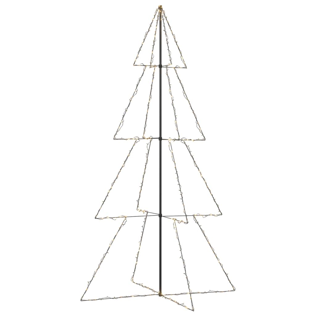 Albero di Natale a Cono 360 LED per Interni Esterni 143x250 cm in Catene luminose Esplodia - Napoli, commercioVirtuoso.it