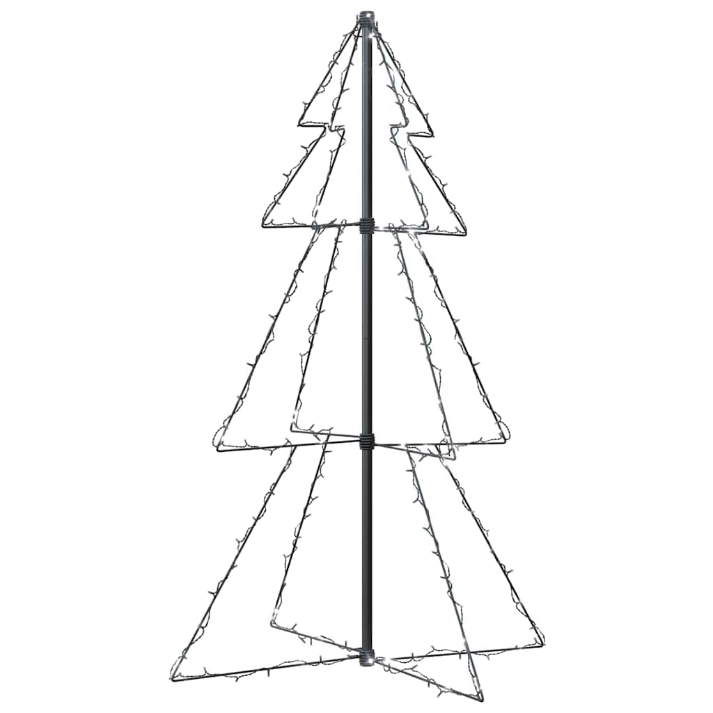 Albero di Natale a Cono 120 cm con 160 LED Bianco Freddo per Interno Esterno in Alberi di natale artificiali Esplodia - Napoli, commercioVirtuoso.it