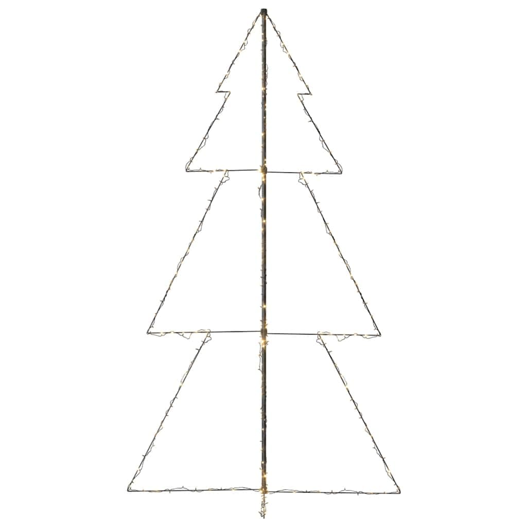 Albero di Natale a Cono 300 LED per Interni Esterni 120x220 cm in Catene luminose Esplodia - Napoli, commercioVirtuoso.it