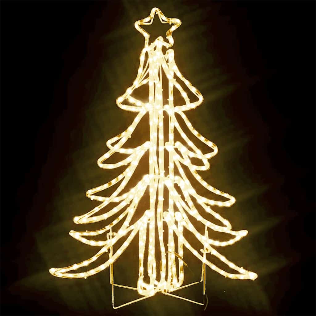 Figura Albero Natale Pieghevole con 360 LED Bianco Caldo 87x87x93 cm Esterno in Alberi di natale artificiali Esplodia - Napoli, commercioVirtuoso.it