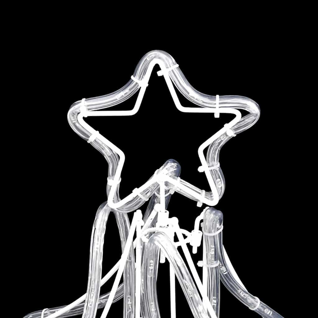 Figura Albero Natale Pieghevole con 360 LED Bianco Caldo 87x87x93 cm Esterno in Alberi di natale artificiali Esplodia - Napoli, commercioVirtuoso.it