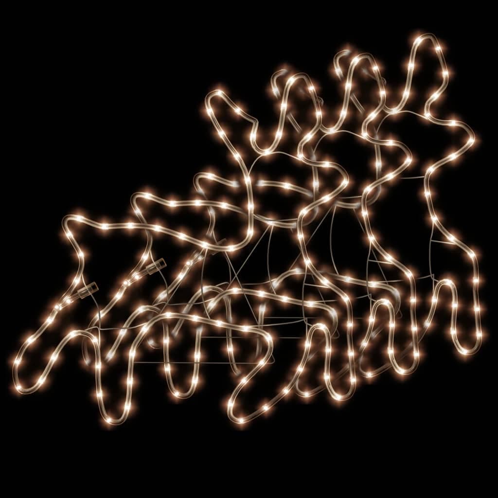 Renna con LED Bianco Caldo 3 pz per Interno e Esterno 57x55x4,5 cm Figura Natalizia in Oggettistica Esplodia - Napoli, commercioVirtuoso.it