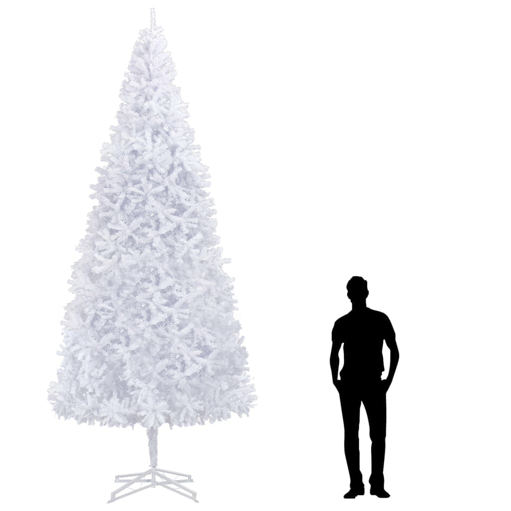 Albero di Natale Artificiale 400 cm Bianco in PVC con 3670 Rami e Base 120 cm in Alberi di natale artificiali Esplodia - Napoli, commercioVirtuoso.it