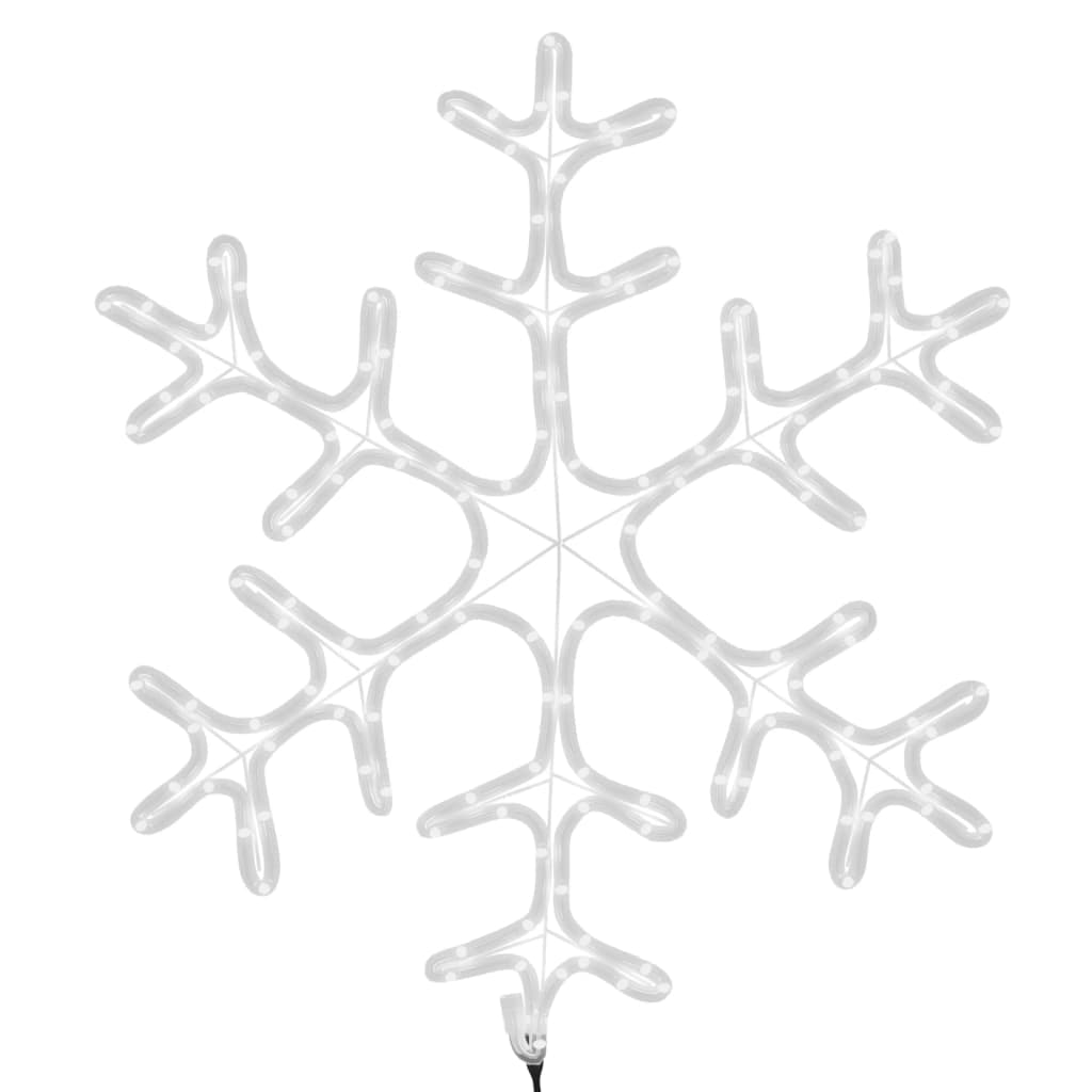 Fiocco di Neve 144 LED Figura Natalizia Bianco Caldo 59x59 cm per Esterni in Oggettistica Esplodia - Napoli, commercioVirtuoso.it