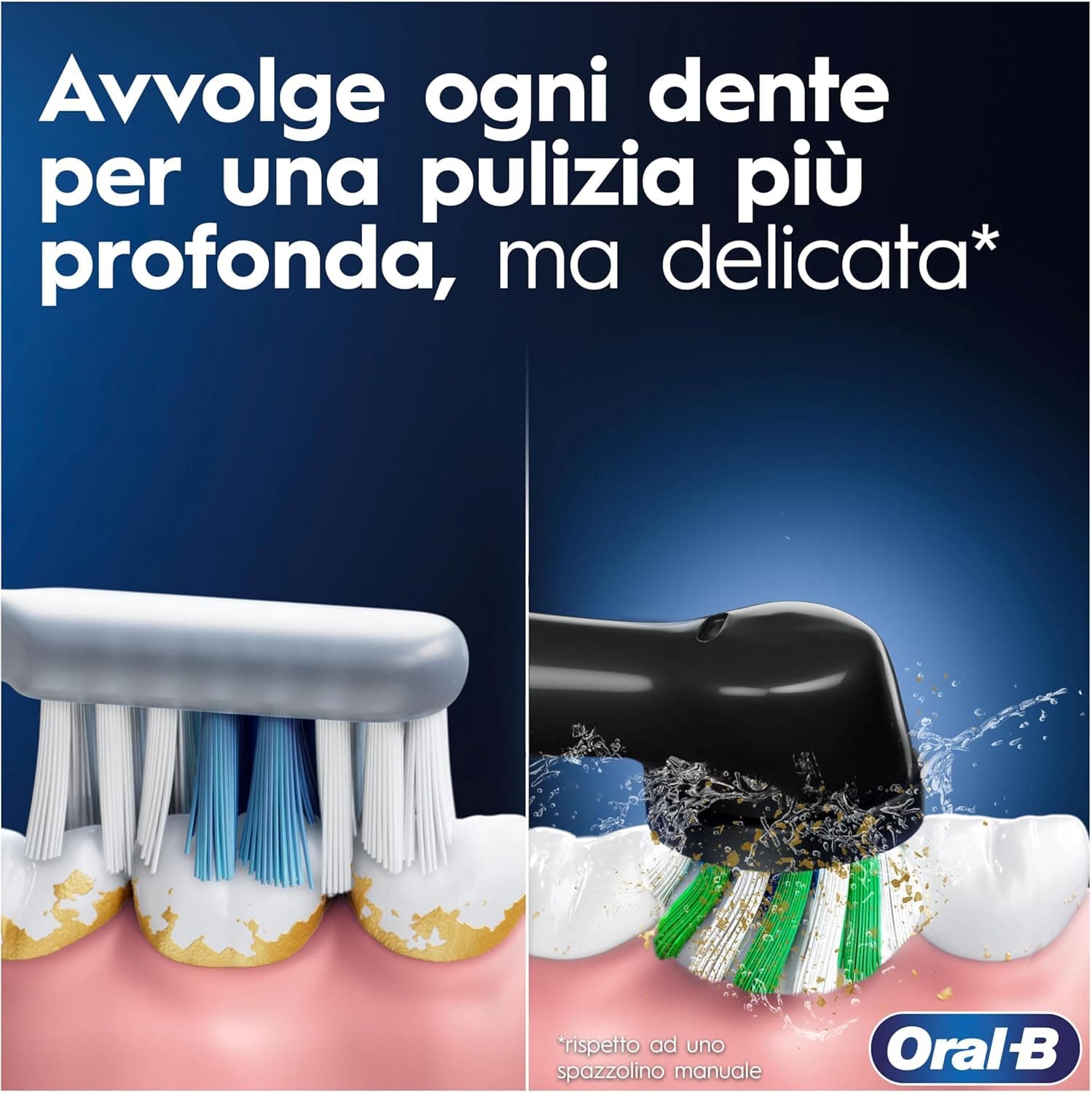 Oral-B Pro Vitality Spazzolino Elettrico Blu, con 1 Testina, Progettato da Braun in  Esplodia - Napoli, commercioVirtuoso.it