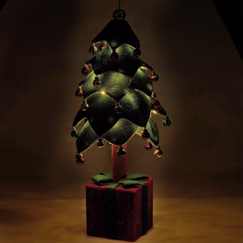Albero di Natale Pieghevole 80 cm in Velluto Decoro Addobbo Vetrine Casa Negozi in Alberi di natale artificiali Esplodia - Napoli, commercioVirtuoso.it