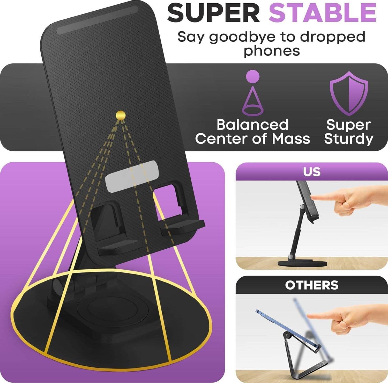 SUPPORTO DA TAVOLO PER TABLET SMARTPHONE UNIVERSALE CON BASE E SNODO REGOLABILE in Supporti Trade Shop italia - Napoli, commercioVirtuoso.it