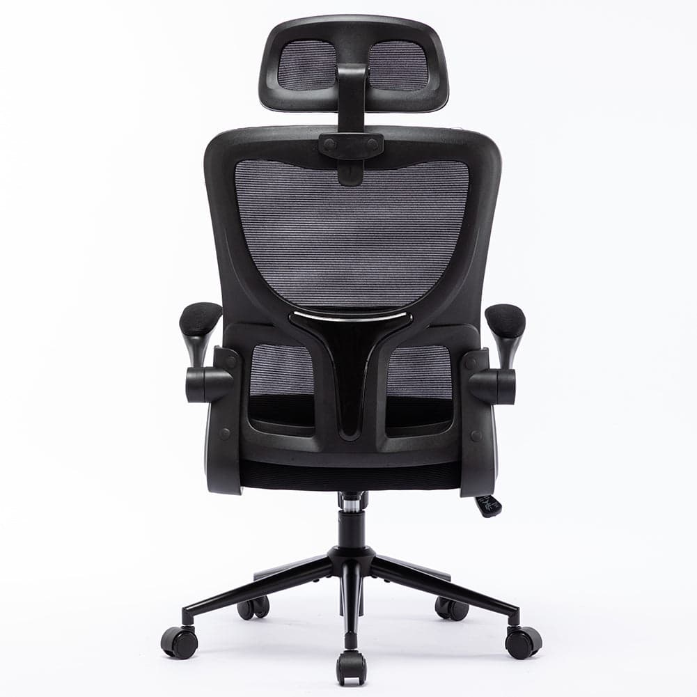 Sedia da Ufficio Ergonomica Nera Rete Traspirante Supporto Lombare e Poggiatesta in Sedie da scrivania Esplodia - Napoli, commercioVirtuoso.it