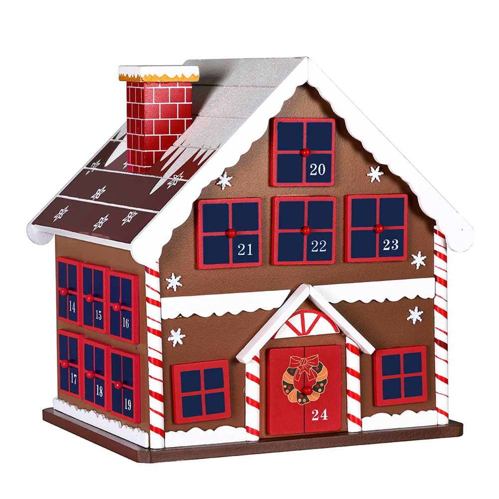 Calendario Avvento di Natale Casetta in Legno 24 Cassetti Decorazioni Natalizie in Oggettistica Esplodia - Napoli, commercioVirtuoso.it