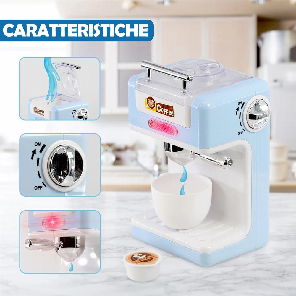 Macchina del Caffè Giocattolo per Bambini Macchinetta con Luci Suoni Idea Regalo in Elettrodomestici giocattolo Esplodia - Napoli, commercioVirtuoso.it