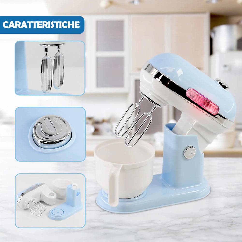 Frullatore Planetaria Giocattolo Mixer Bambini Ciotola Rimovibile Idea Regalo in Accessori cucina Esplodia - Napoli, commercioVirtuoso.it