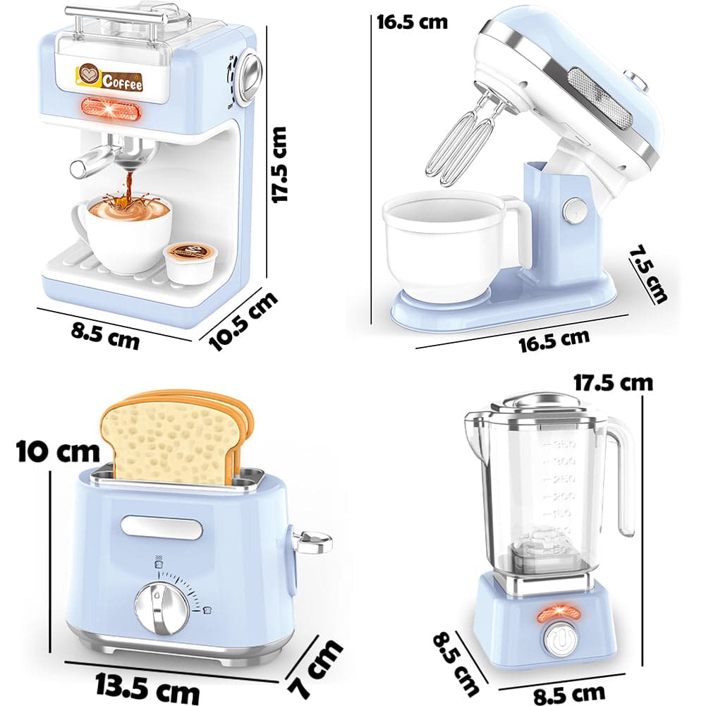 Elettrodomestici Cucina Giocattolo Planetaria Macchina Caffè Tostapane Frullatore in Kit utensili cucina Esplodia - Napoli, commercioVirtuoso.it
