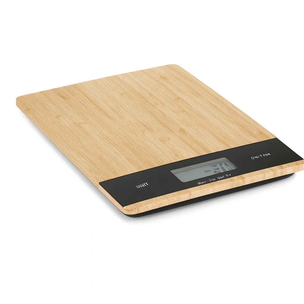 Bilancia da Cucina Digitale Ultra sottile in Legno di Bambù 5KG 21x15cm Touch Tara in Bilance Danyx - Casoria, commercioVirtuoso.it