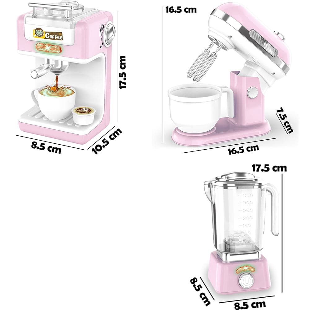 Elettrodomestici Cucina Giocattolo Rosa Planetaria Macchina Caffè Frullatore in Kit utensili cucina Esplodia - Napoli, commercioVirtuoso.it