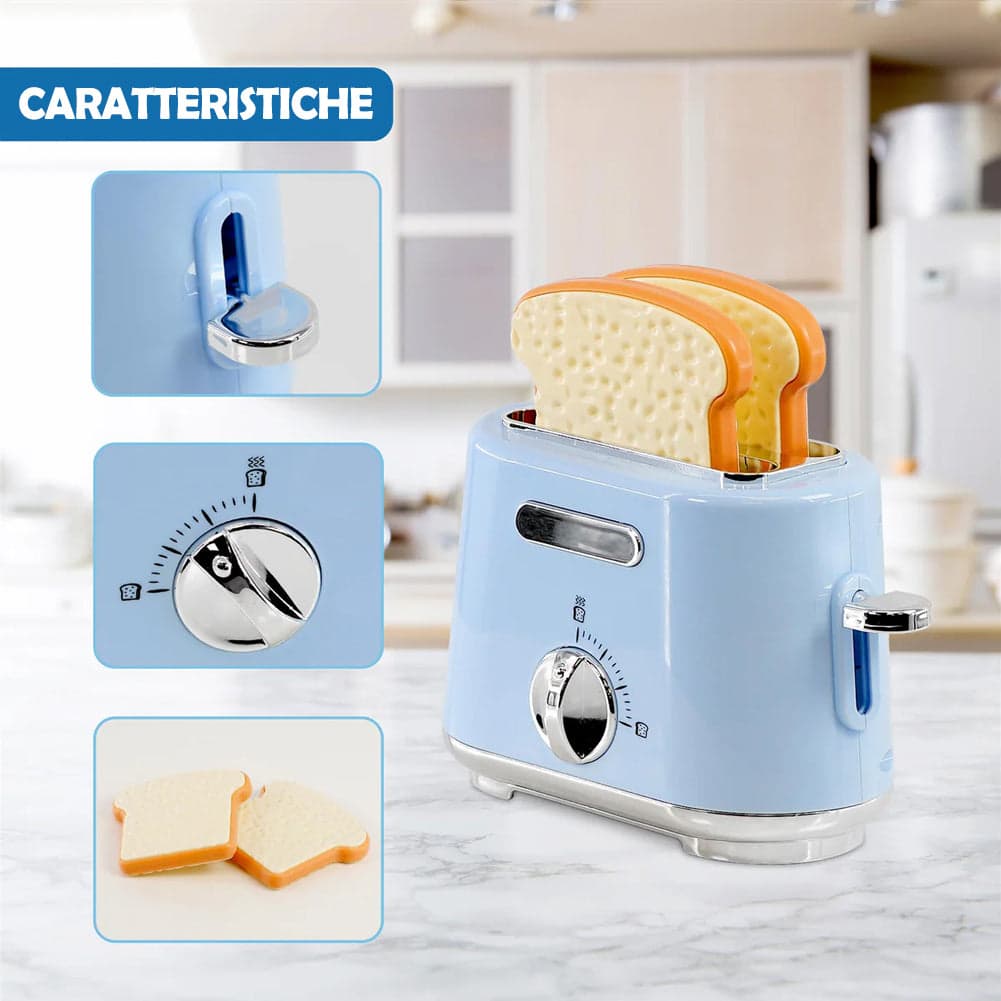 Elettrodomestici da Cucina Giocattolo con Blu Planetaria Frullatore Tostapane in Kit utensili cucina Esplodia - Napoli, commercioVirtuoso.it