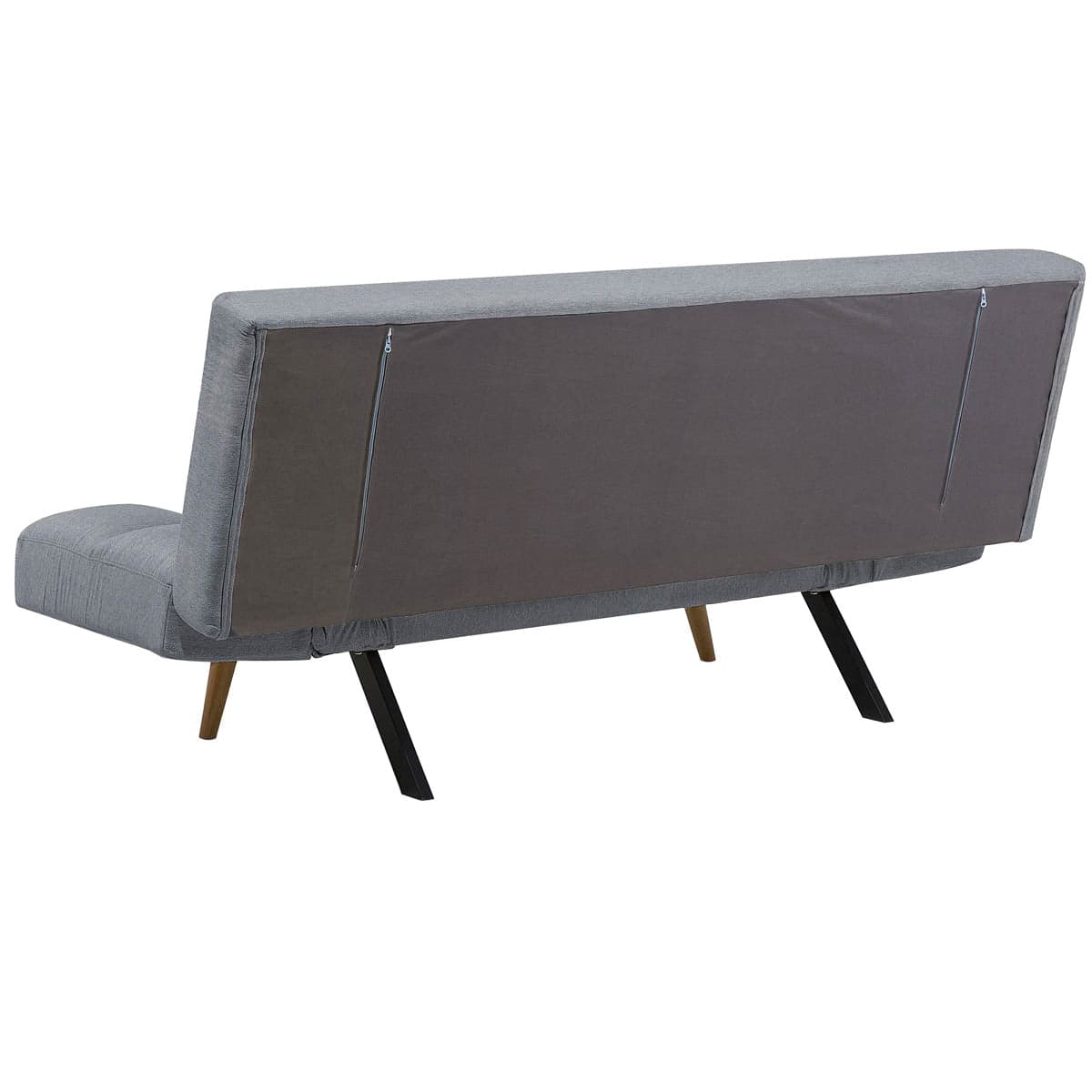 Divano letto 2 posti Vissland con braccioli regolabili e Apertura Clic Clac Grigio in Divani Esplodia - Napoli, commercioVirtuoso.it
