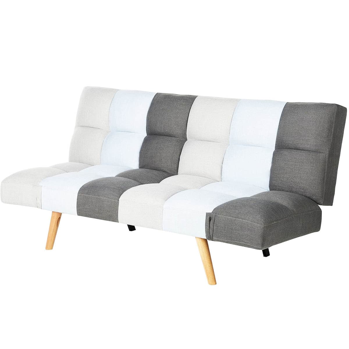 Divano letto 2 posti Vissland con braccioli regolabili Apertura Clic Clac Patchwork in Divani Esplodia - Napoli, commercioVirtuoso.it