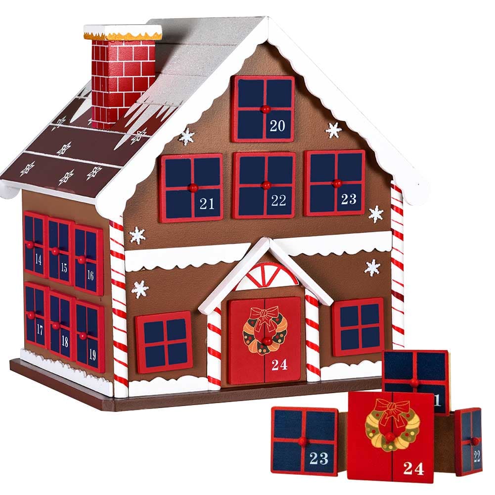 Calendario Avvento Natale Casetta Legno 24 Cassetti Decorazioni Natalizie in Calendari dell'avvento Danyx - Casoria, commercioVirtuoso.it