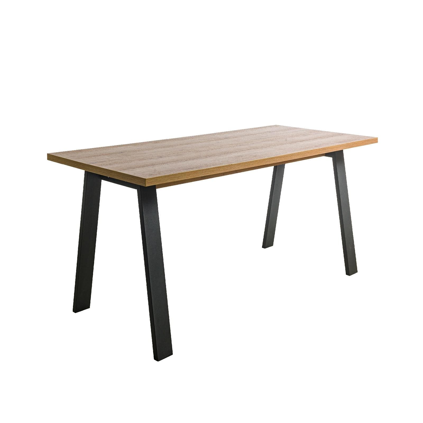 Tavolo moderno in legno "Vitruvia" per interno arredamento cucina e soggiorno 200 x 90 cm in Tavoli da sala da pranzo Decor Space - Altamura, commercioVirtuoso.it