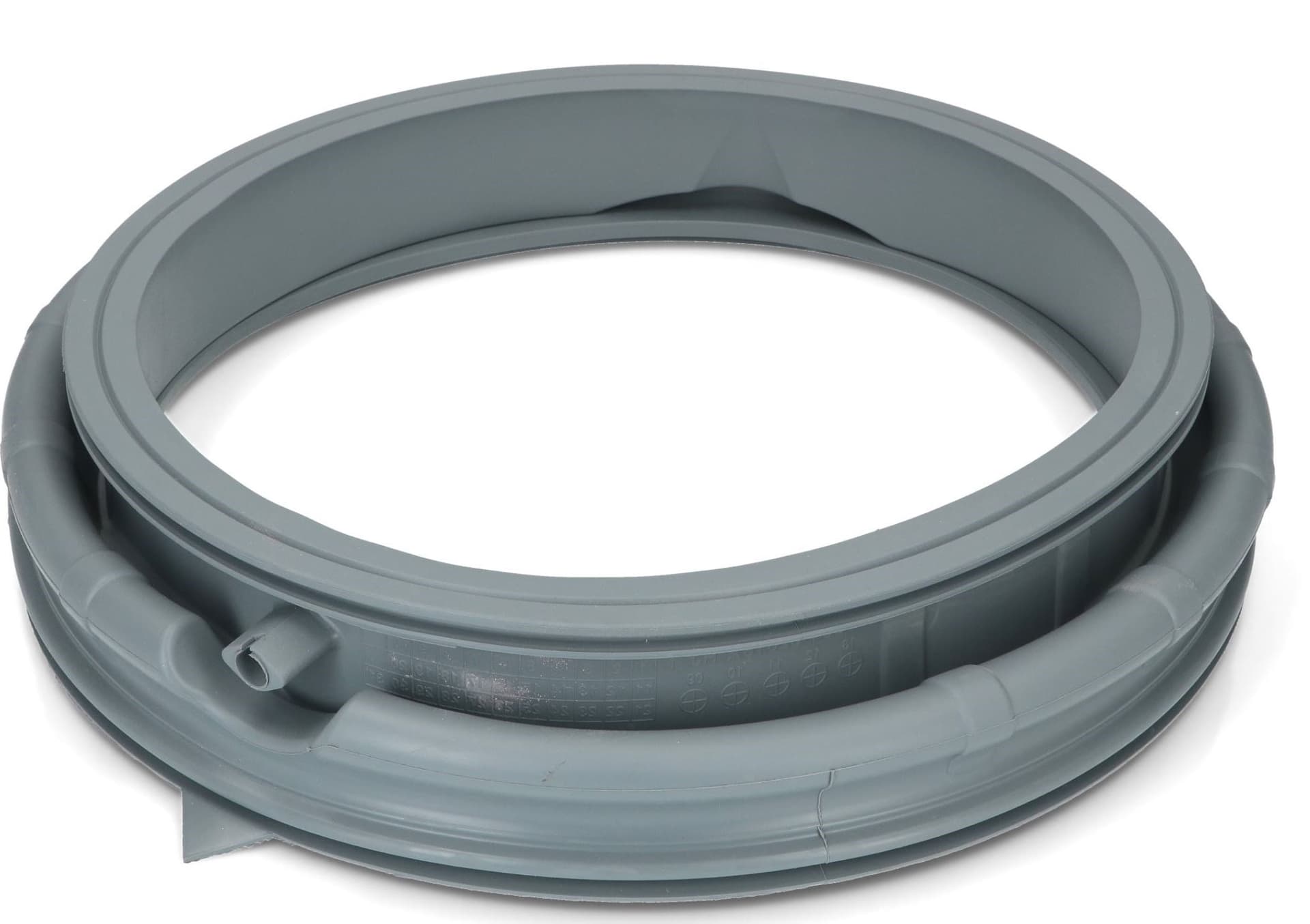 GUARNIZIONE SOFFIETTO OBLÒ CON TUBETTO LAVATRICE SAMSUNG ORIGINALE DC64-02016A in prodotto EuroStore07 - Alatri, commercioVirtuoso.it