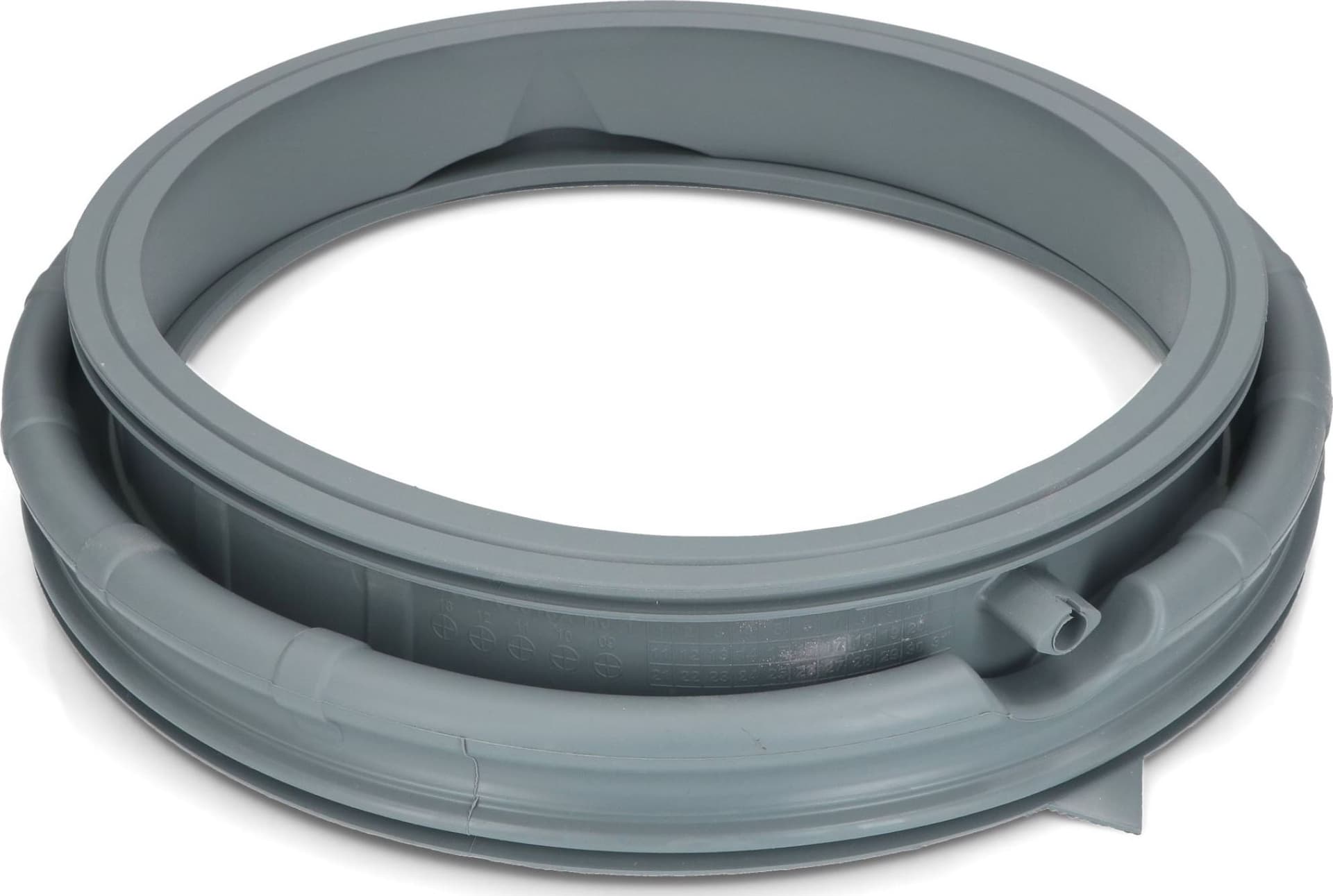 GUARNIZIONE SOFFIETTO OBLÒ CON TUBETTO LAVATRICE SAMSUNG ORIGINALE DC64-02016A in prodotto EuroStore07 - Alatri, commercioVirtuoso.it