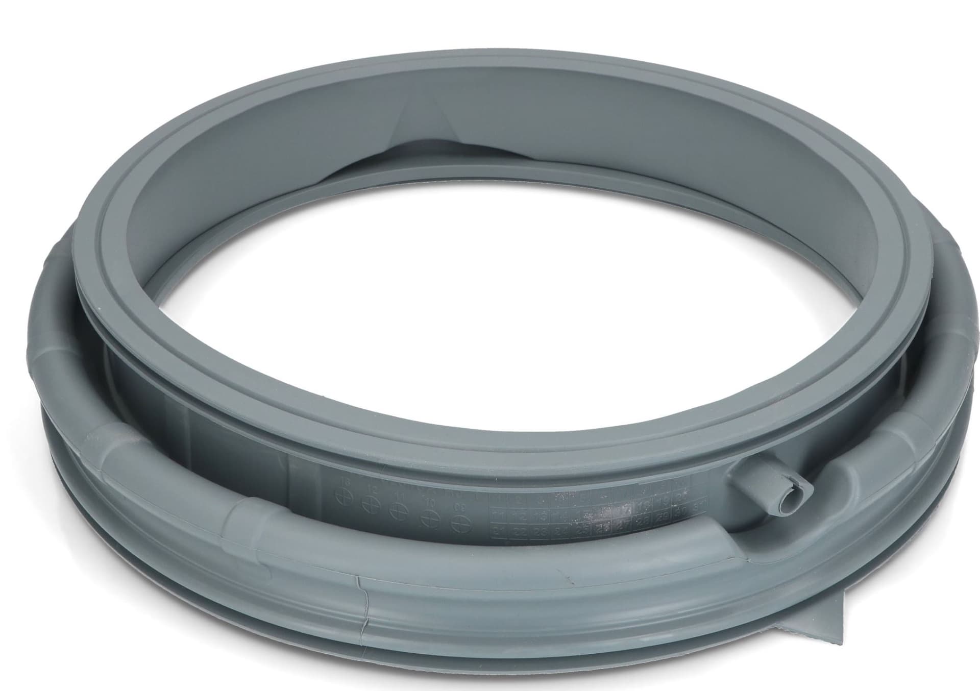 GUARNIZIONE SOFFIETTO OBLÒ CON TUBETTO LAVATRICE SAMSUNG ORIGINALE DC64-02016A in prodotto EuroStore07 - Alatri, commercioVirtuoso.it