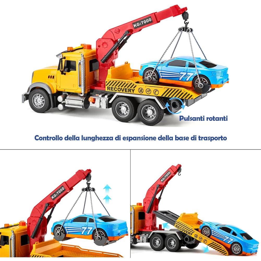 Carro Attrezzi Giocattolo per Bambini Luci e Suoni Camion Soccorso Idea Regalo in Camion Esplodia - Napoli, commercioVirtuoso.it