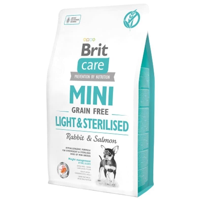Brit Care crocchette Adult Mini Breed Grain Free Light & Sterilised in Secco 101 Market - Poggibonsi, commercioVirtuoso.it