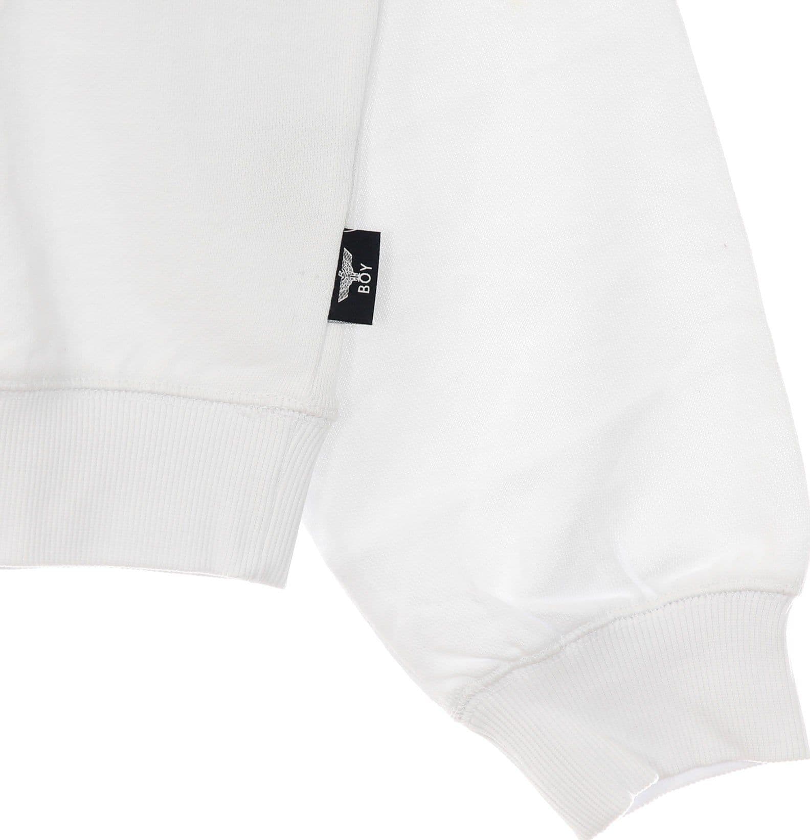 BOY LONDON Felpa Girocollo Uomo Tape Eagle Sweat White/black da uomo in Felpe senza cappuccio Drestige - Casamassima, commercioVirtuoso.it