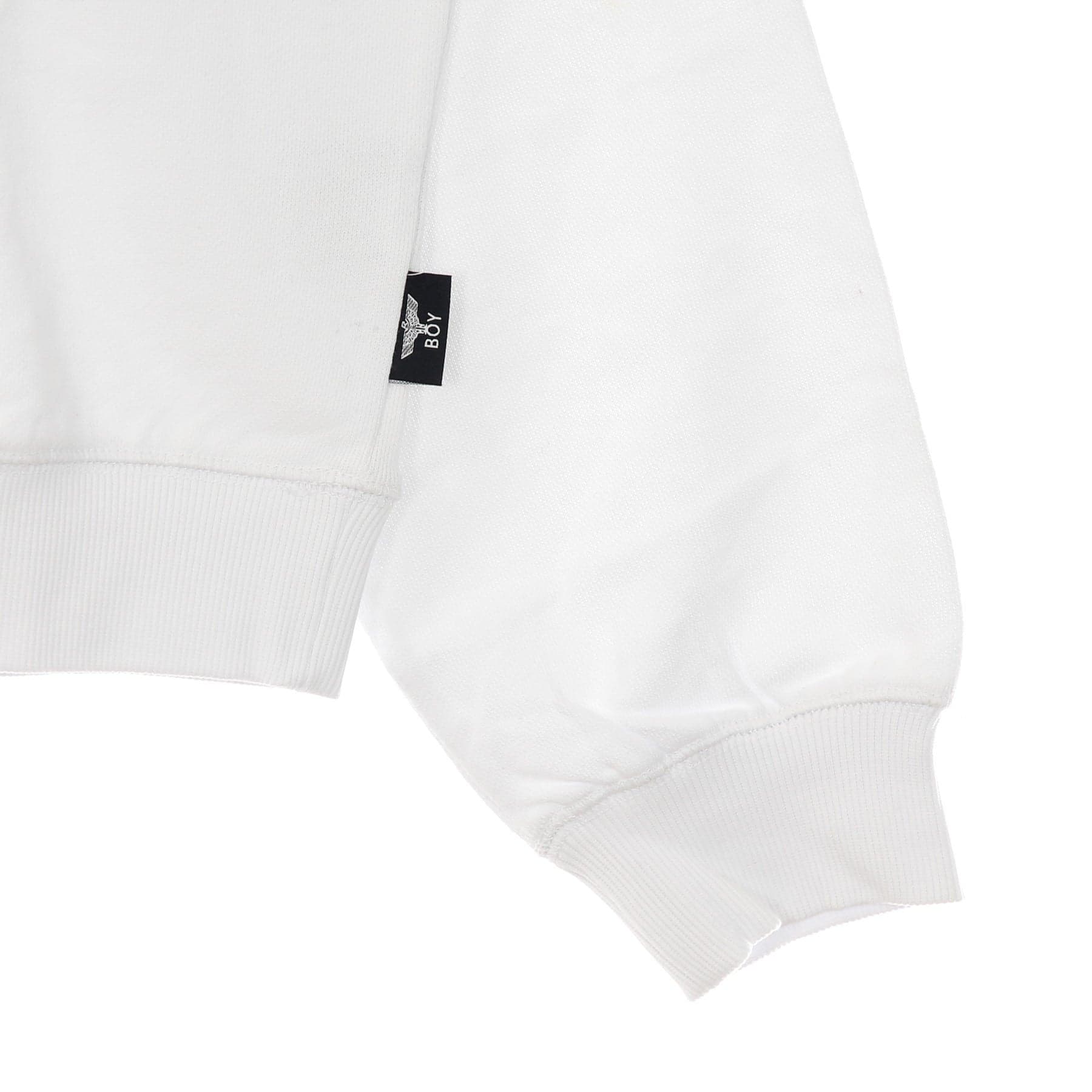 BOY LONDON Felpa Girocollo Uomo Tape Eagle Sweat White/black da uomo in Felpe senza cappuccio Drestige - Casamassima, commercioVirtuoso.it