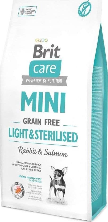 Brit Care crocchette Adult Mini Breed Grain Free Light & Sterilised in Secco 101 Market - Poggibonsi, commercioVirtuoso.it
