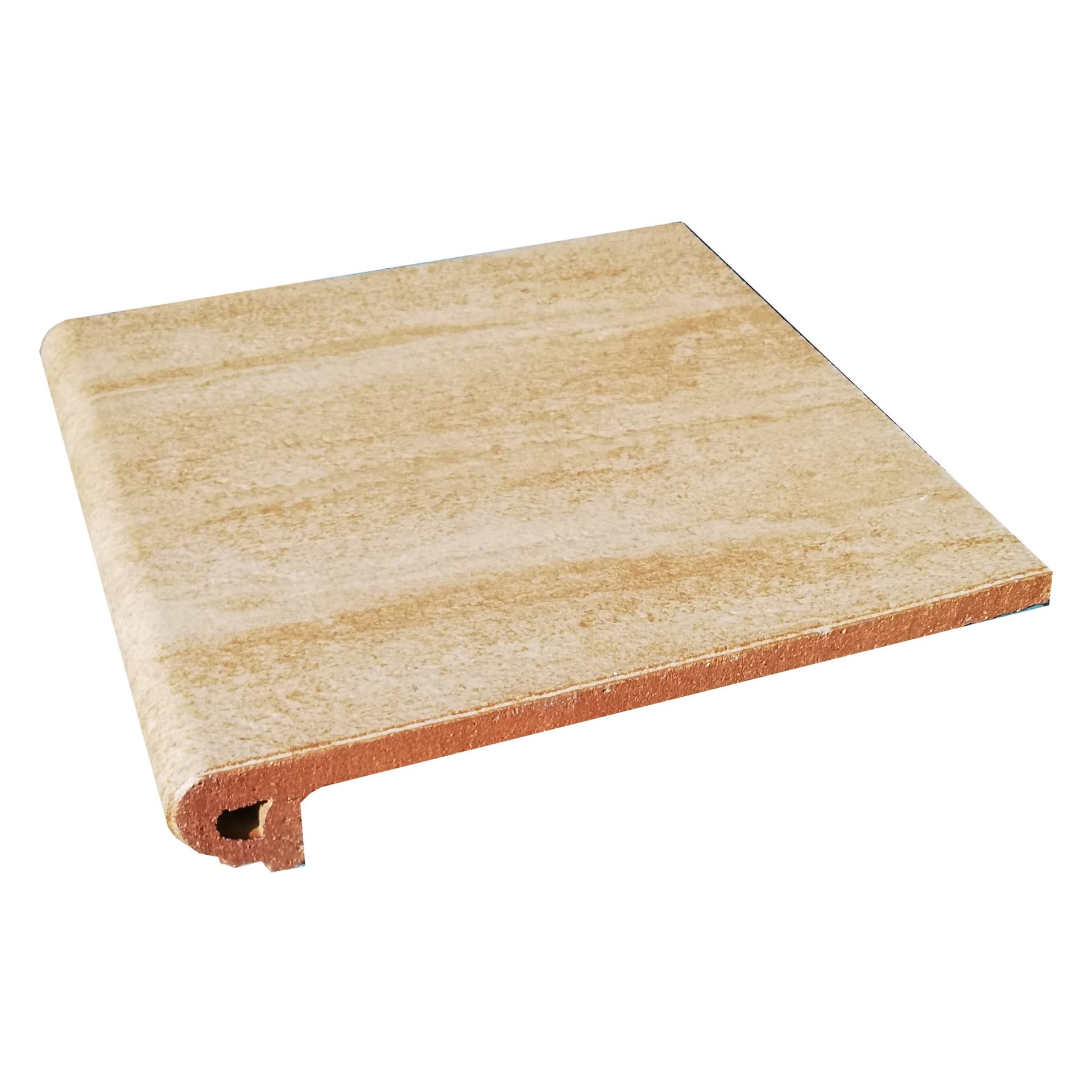 Gradino klinker 325x330x18mm serie Esmaltados Columbia colore Beige - 1pz in Pedate Aloiserw.com - Altomonte, commercioVirtuoso.it