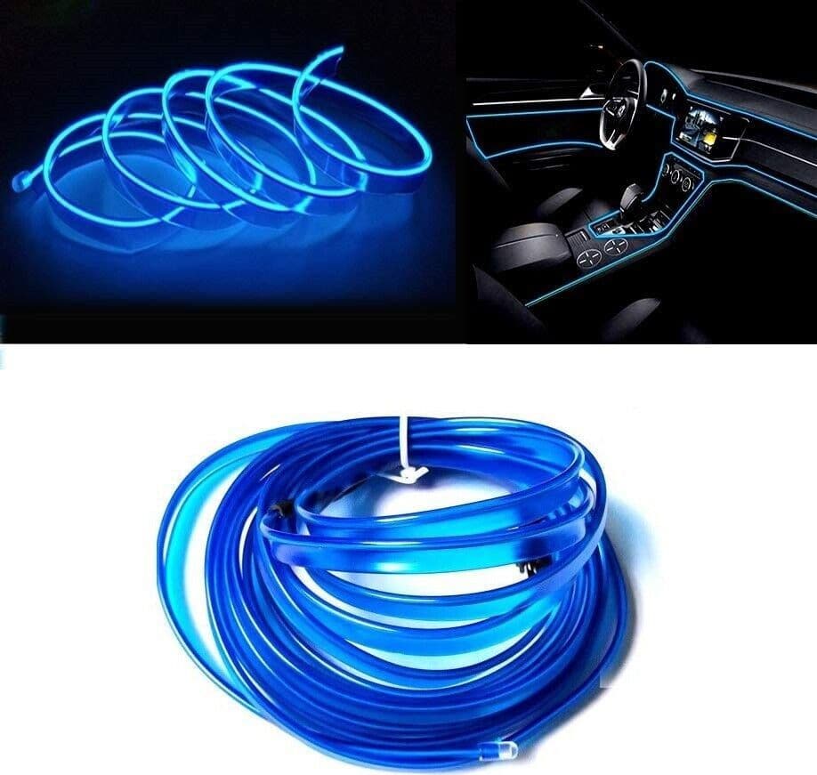STRISCIA STRIP LED PER INTERNI AUTO A 12V FIBRA OTTICA LUCE DECORATIVA ATMOSFERA in Luci abitacolo Trade Shop italia - Napoli, commercioVirtuoso.it