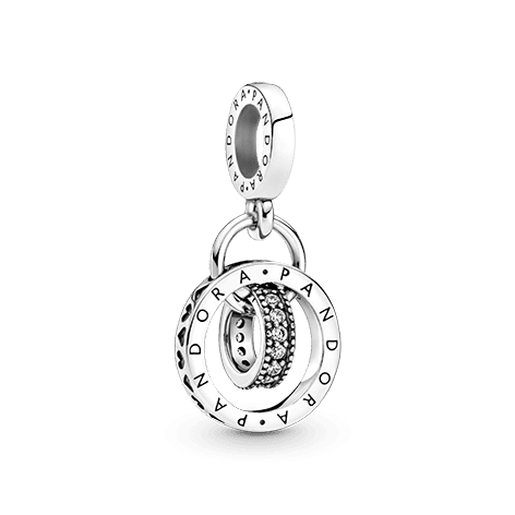 PANDORA - Charm Pendente Cerchio Logo Pandora
