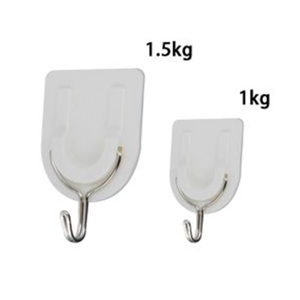 SET 5PZ GANCIO ATTACCAPANNI ADESIVO BIANCO PARETE LEGNO PORTE FASHION HOOK 59671 in Ganci portasciugamani Trade Shop italia - Napoli, commercioVirtuoso.it