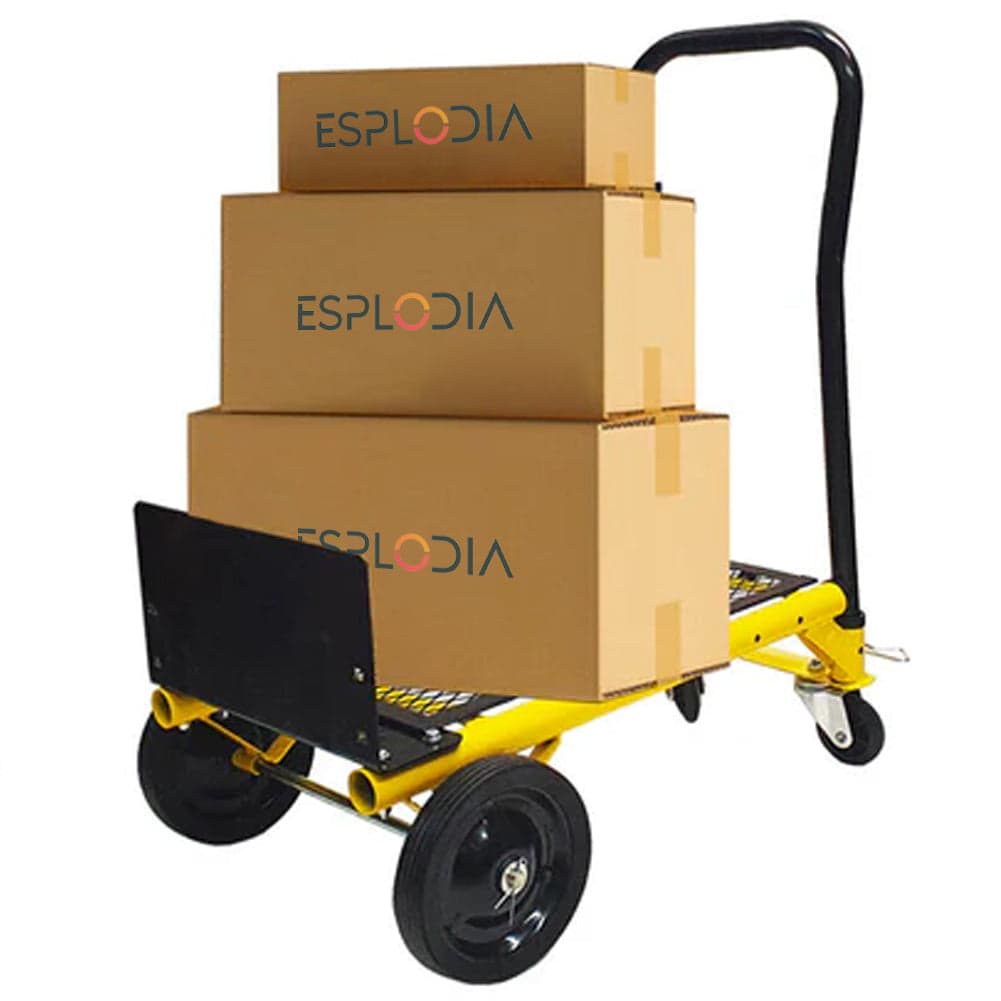Carrello portapacchi pieghevole Piattaforma Multifunzione Porta Pacchi in Acciaio in Carrelli a mano Esplodia - Napoli, commercioVirtuoso.it