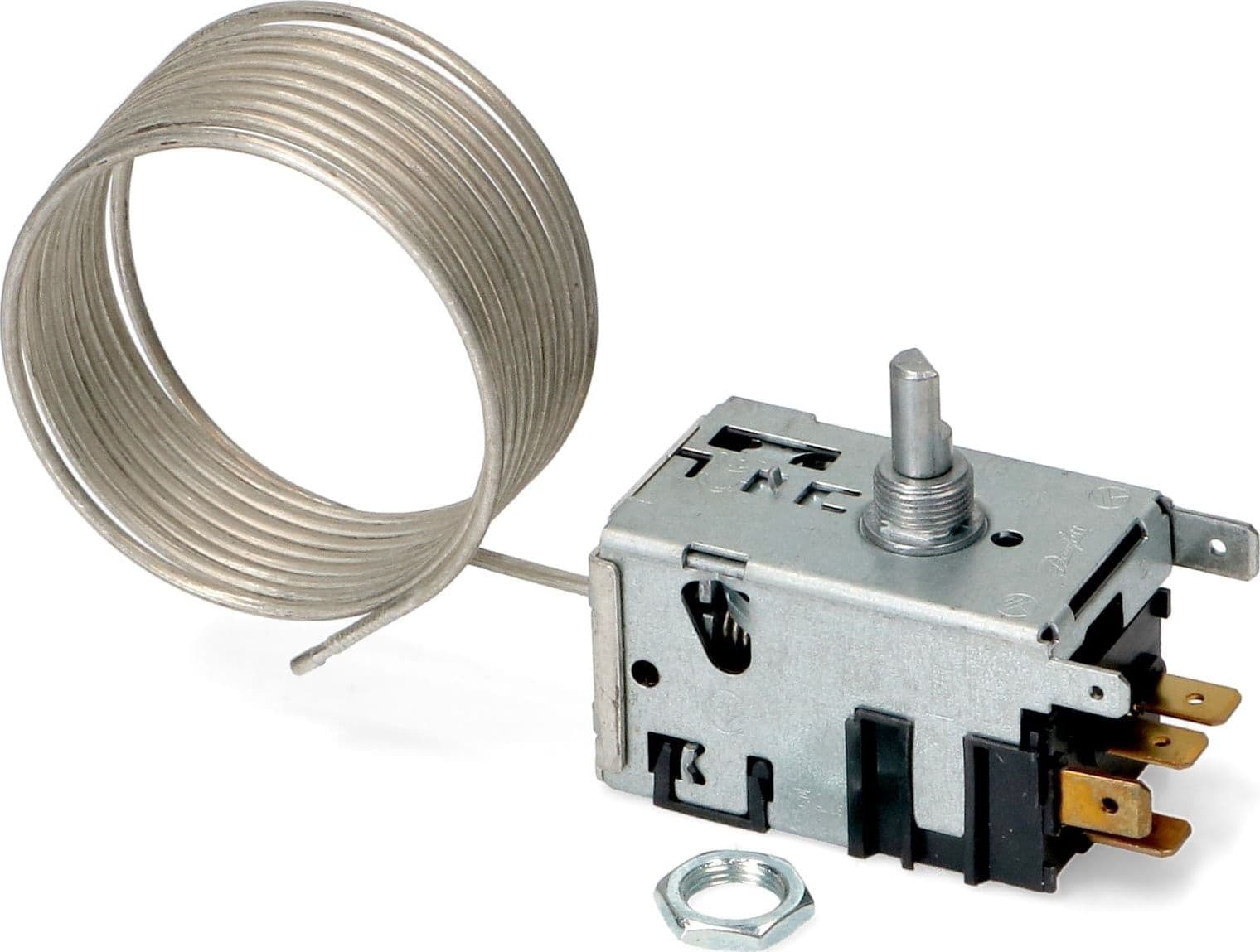 TERMOSTATO REGOLABILE DANFOSS 077B6756 FRIGORIFERO ARISTON INDESIT C00143431 TF2 in prodotto EuroStore07 - Alatri, commercioVirtuoso.it