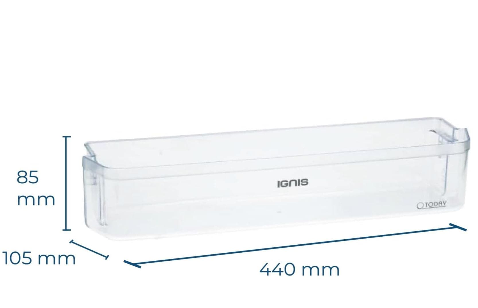 BALCONCINO PORTABOTTIGLIE PER FRIGORIFERO WHIRLPOOL IGNIS 481010372115 ORIGINALE in prodotto EuroStore07 - Alatri, commercioVirtuoso.it